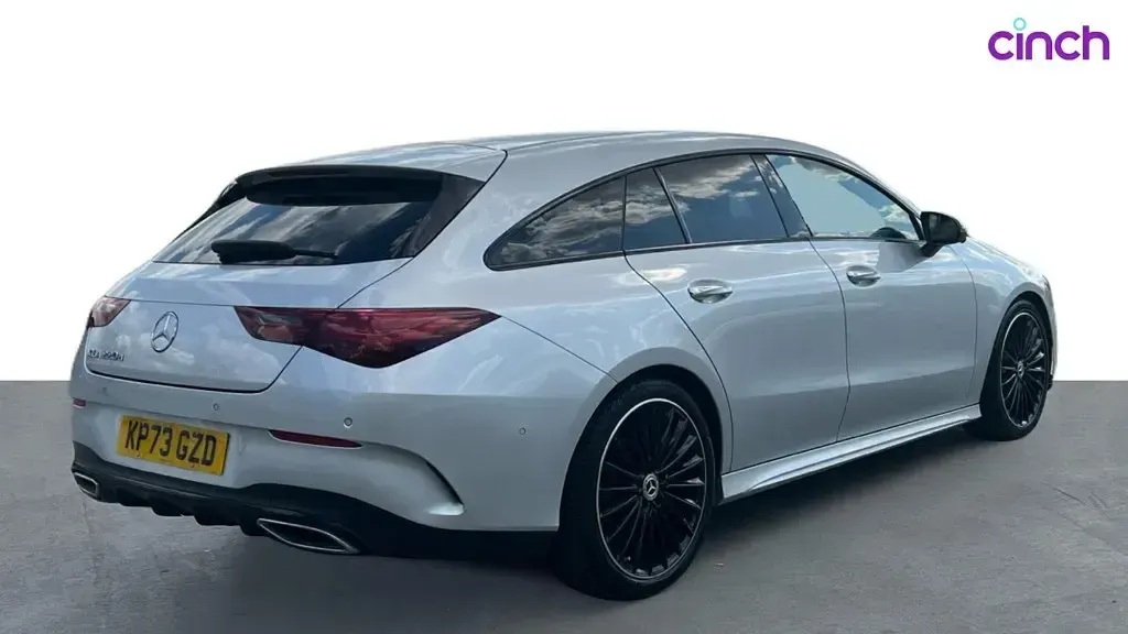Used Mercedes CLA220 AMG Line Premium Plus 190 HP (139 kW) 2023 Silver Coupe