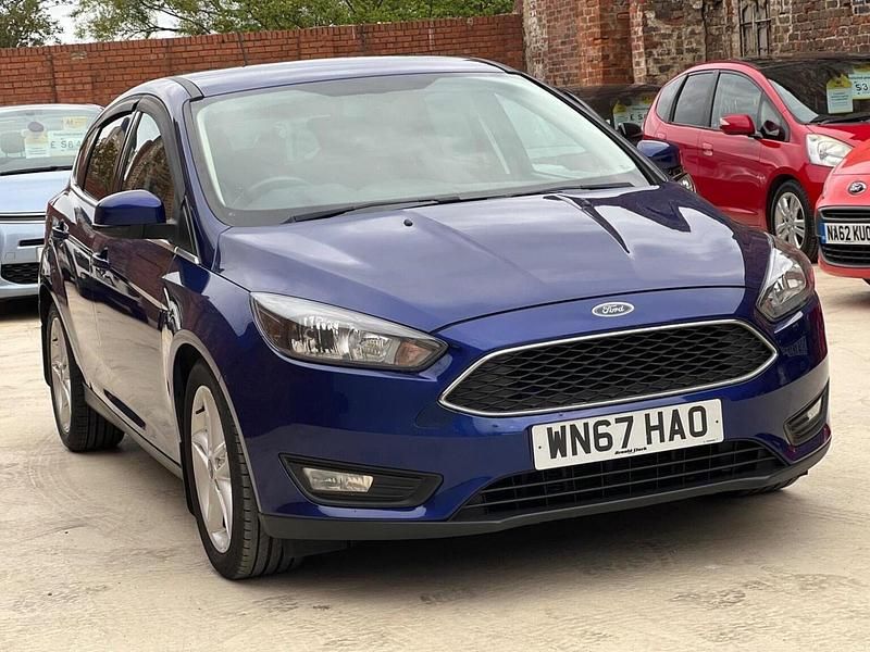 Blue Used 2017 Ford Focus Zetec Hatchback | £6,490 (Good price) - Image 1/4