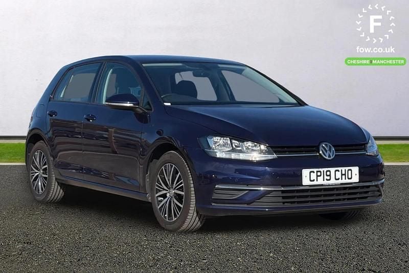 Used VW Golf VII SE 2019 Blue Hatchback