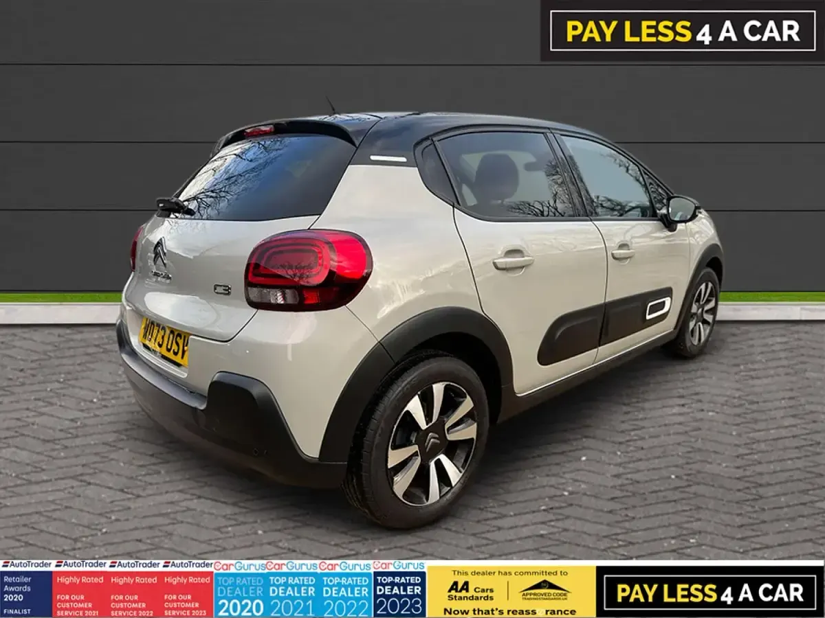 Used Citroën C3 PureTech 83 HP (61 kW) 2023 Grey Hatchback