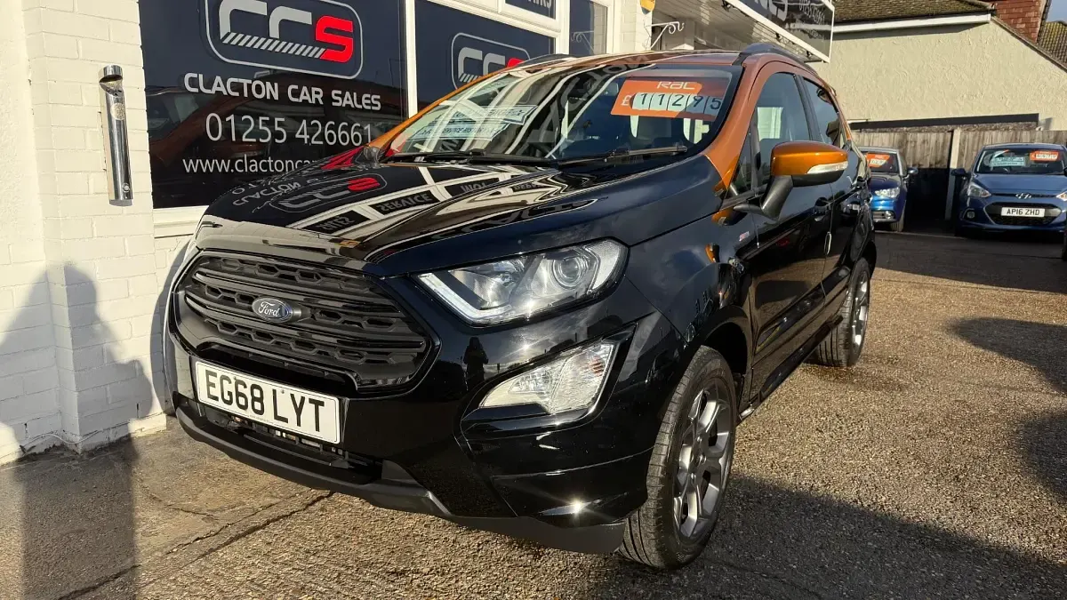 Used Ford Ecosport ST-Line 125 HP (91 kW) 2019 Black SUV