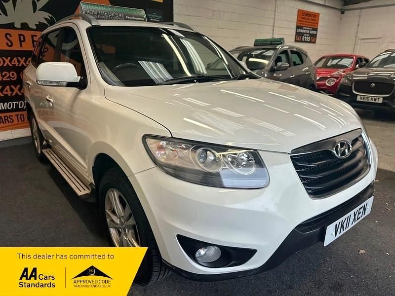 Used Hyundai Santa Fe Premium 197 HP (144 kW) 2011 White SUV