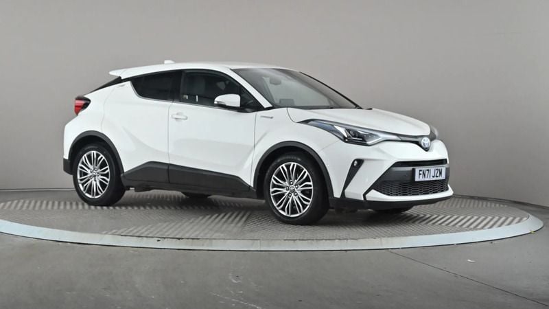 White Used 2021 Toyota C-HR SUV | £16,998 (Good price) - Image 1/4
