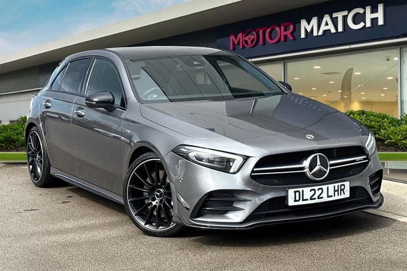 Grey Used 2022 Mercedes A35 AMG Premium Plus Hatchback | £28,990 (Good price) - Image 1/4