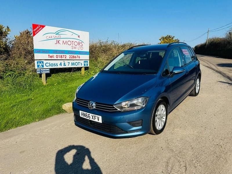 Used VW Golf Sportsvan SE 125 HP (91 kW) 2016 Blue MPV