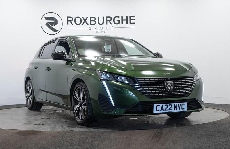 Green Used 2022 Peugeot 308 Allure Hatchback | £13,499 (Fair price) - Image 1/4