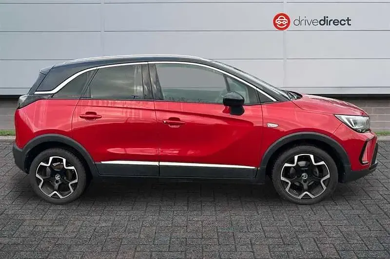 Used Vauxhall Crossland Ultimate 110 HP (80 kW) 2022 Red SUV