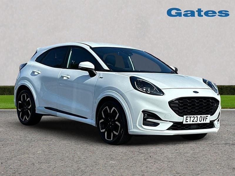 White Used 2023 Ford Puma Gen-E ST-Line X Hatchback | £15,899 (Fair price) - Image 1/4