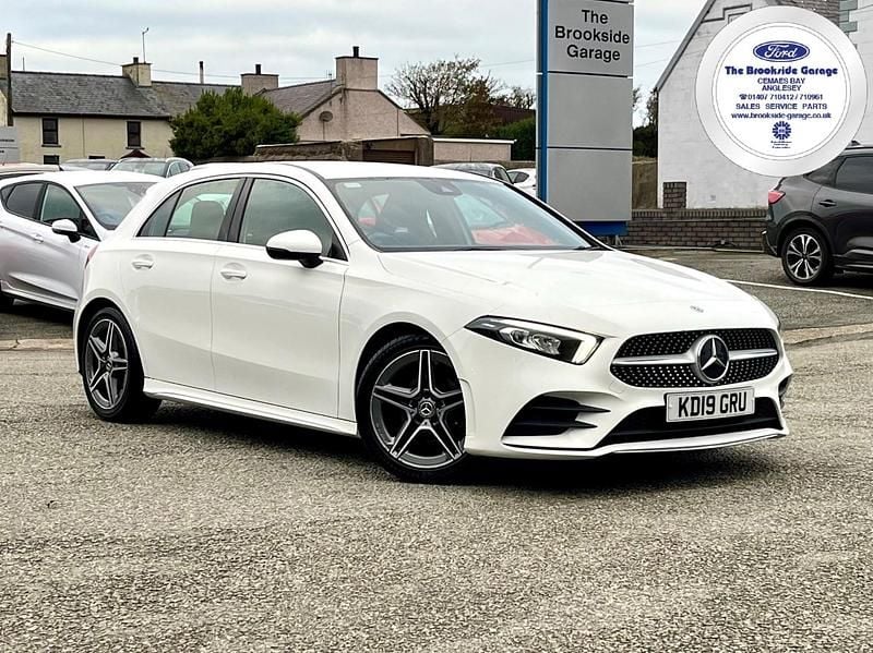 White Used 2019 Mercedes A180 AMG line Hatchback | £15,499 (Fair price) - Image 1/4