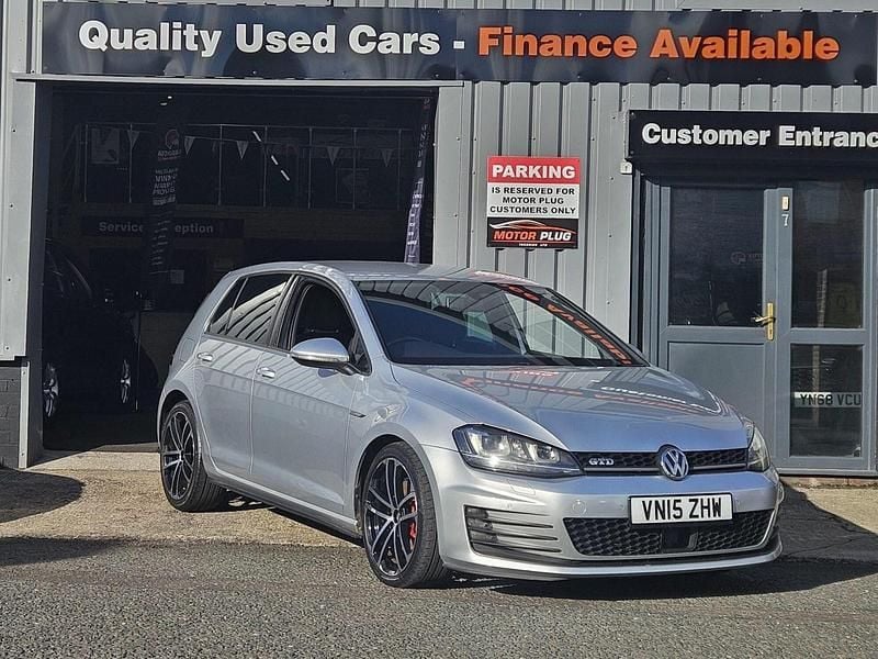 Silver Used 2015 VW Golf VII GTD Hatchback | £8,990 (Fair price) - Image 1/4