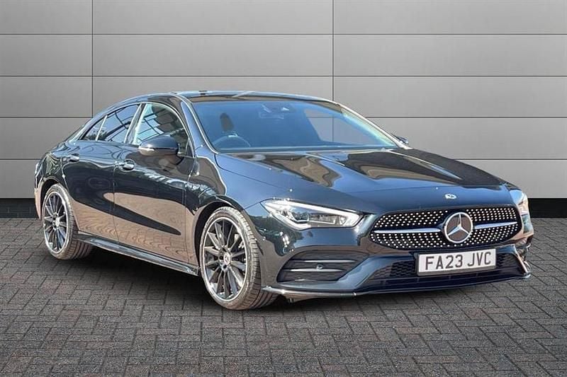 Black Used 2023 Mercedes CLA180 AMG Line Premium Plus Sedan | £28,550 (Fair price) - Image 1/4