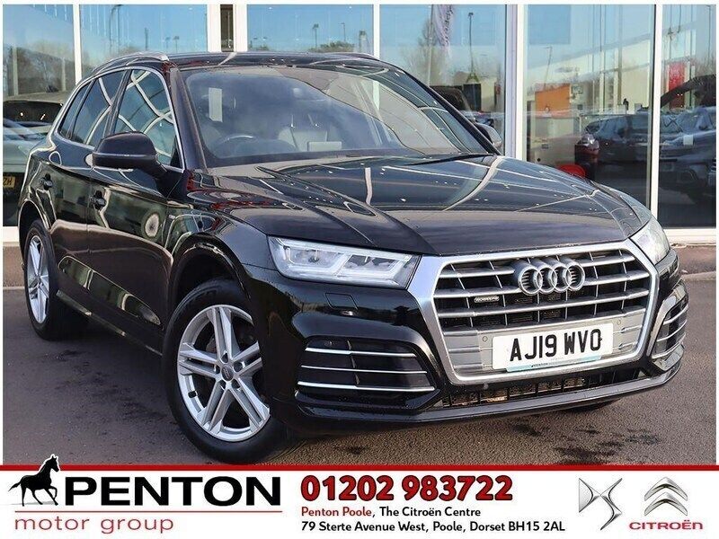 Black Used 2019 Audi Q5 S-Line SUV | £20,990 (Super price) - Image 1/4