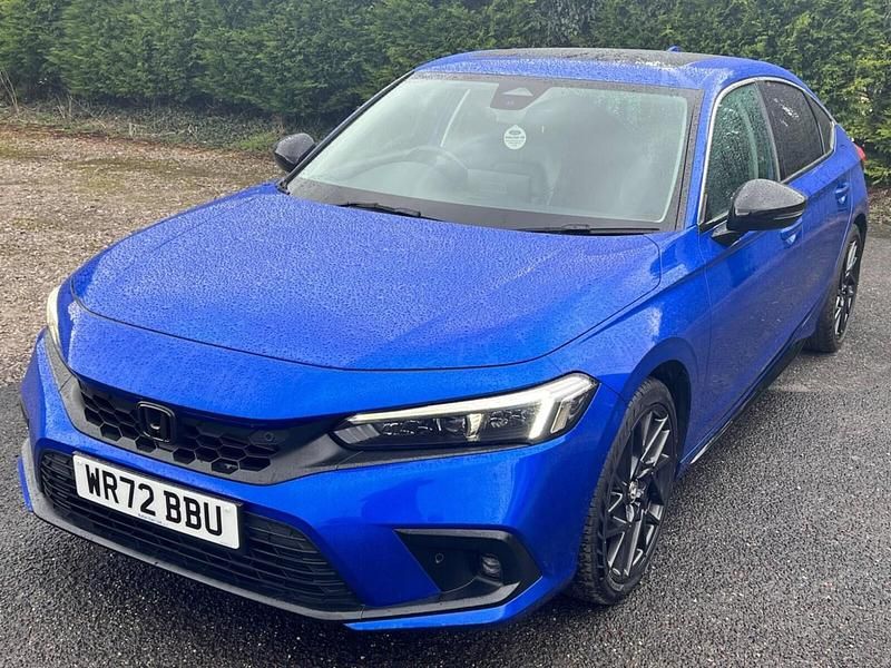 Used Honda Civic Advance 2022 Blue Hatchback