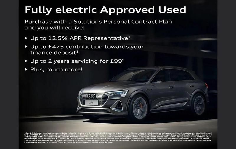 Usado Audi e-tron Black Edition 300 kW (408 CV) 2023 Azul SUV