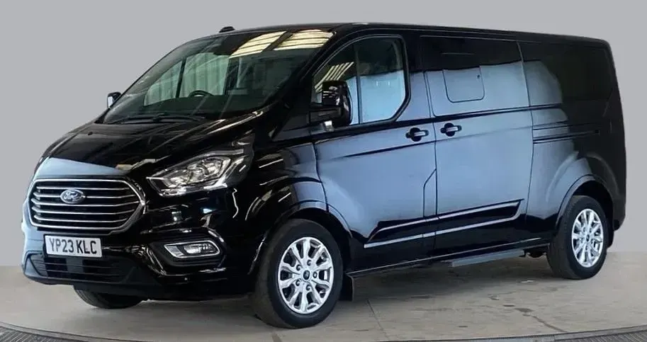 Used Ford Tourneo Custom Titanium 130 HP (95 kW) 2023 Black Van