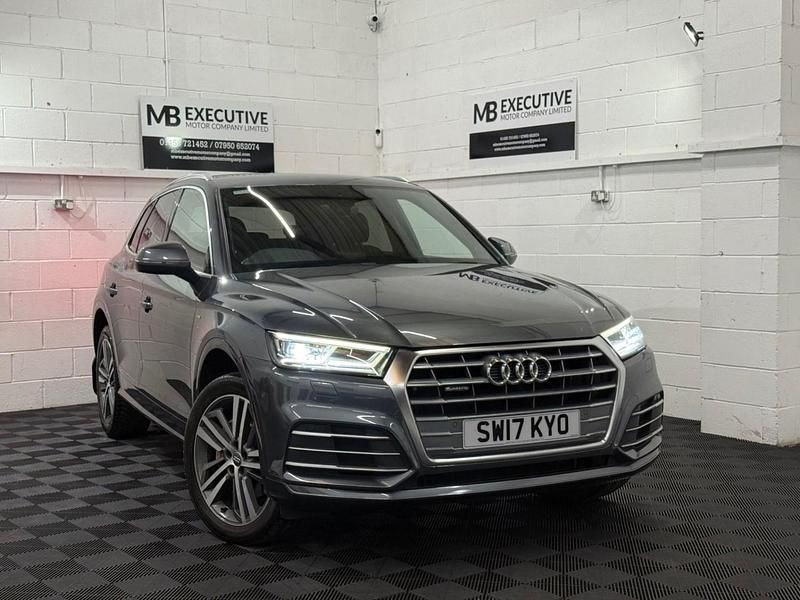 Grey Used 2017 Audi Q5 S-Line SUV | £15,990 (Fair price) - Image 1/4