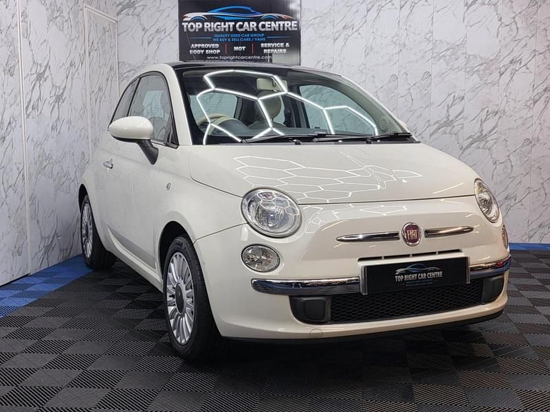 Used Fiat 500 Lounge 69 HP (50 kW) 2010 White Hatchback