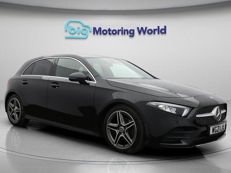 Black Used 2021 Mercedes A180 AMG line Hatchback | £15,700 (Fair price) - Image 1/4