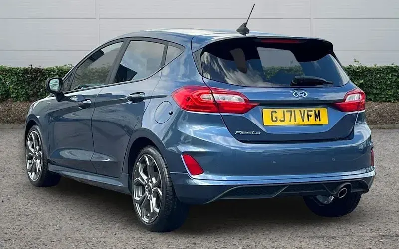 Used Ford Fiesta ST-Line 101 HP (74 kW) 2021 Blue Hatchback