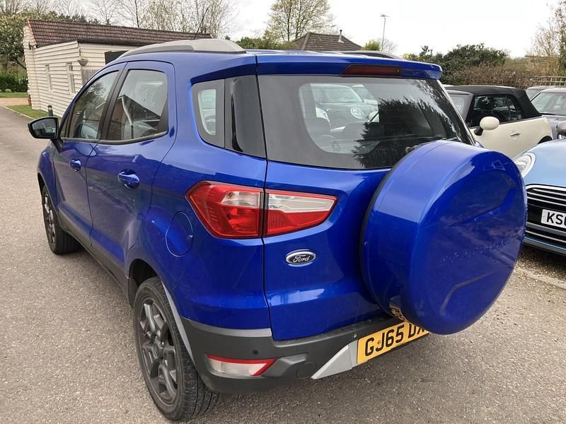 Used Ford Ecosport Titanium 125 HP (91 kW) 2015 Blue SUV