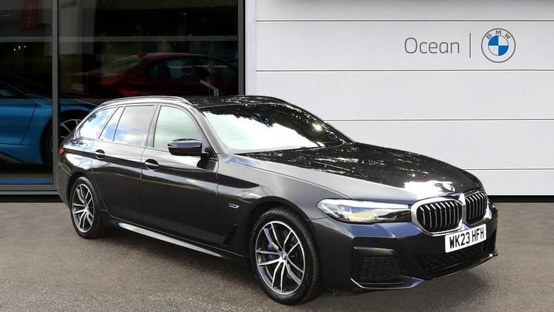 Grey Used 2023 BMW 530e M Sport Estate | £27,950 (Fair price) - Image 1/4