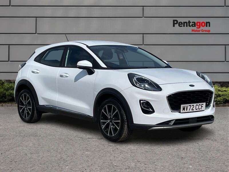 Frozen white premium paint Used 2022 Ford Puma Titanium SUV | £15,395 (Good price) - Image 1/4