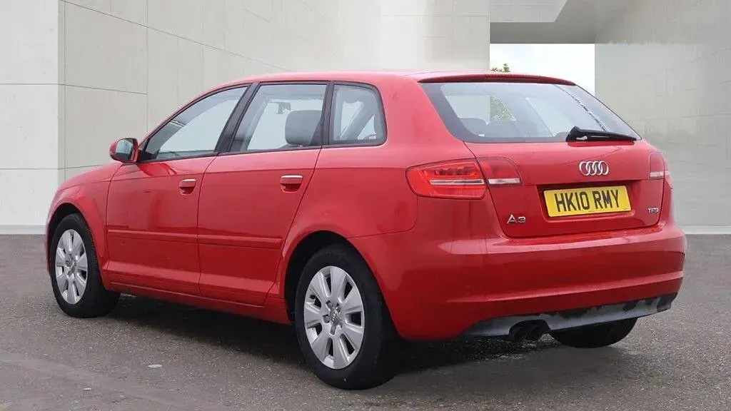 Used Audi A3 Sportback 2010 Red Hatchback