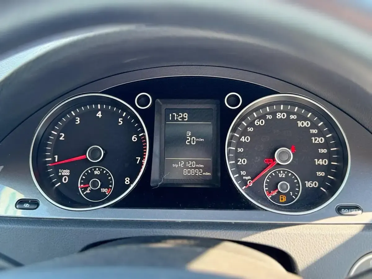 Used VW Passat S 2009 Black Sedan