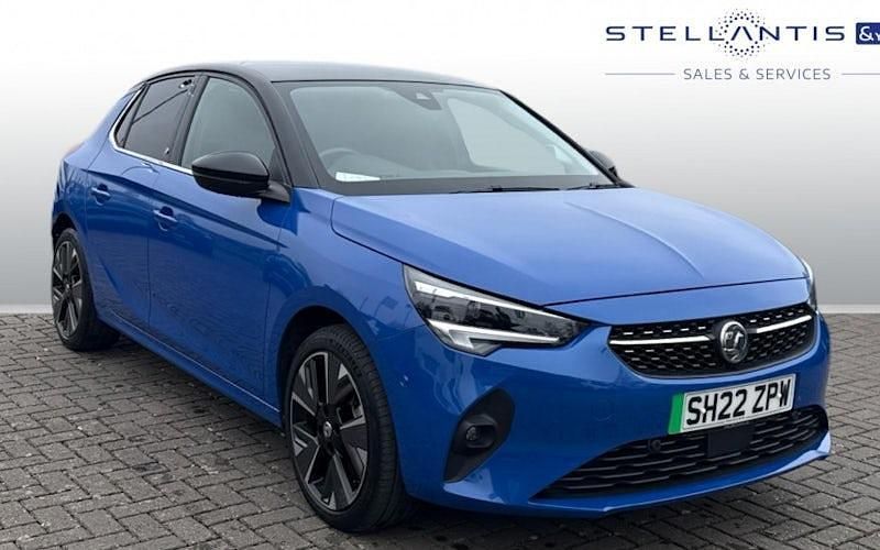 Used Vauxhall Corsa-e Elite 100 kW (136 HP) 2022 Blue Hatchback