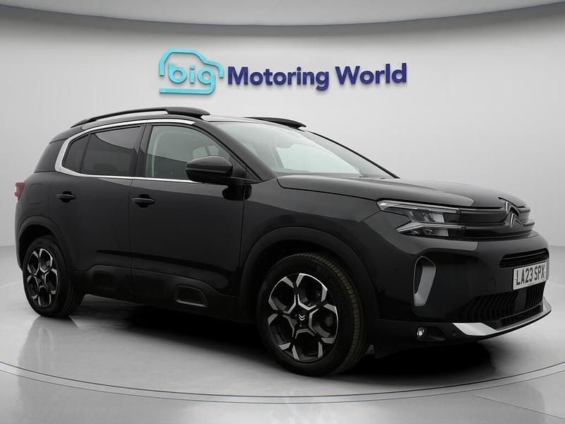 Black Used 2023 Citroën C5 Aircross Shine SUV | £17,400 (Fair price) - Image 1/4