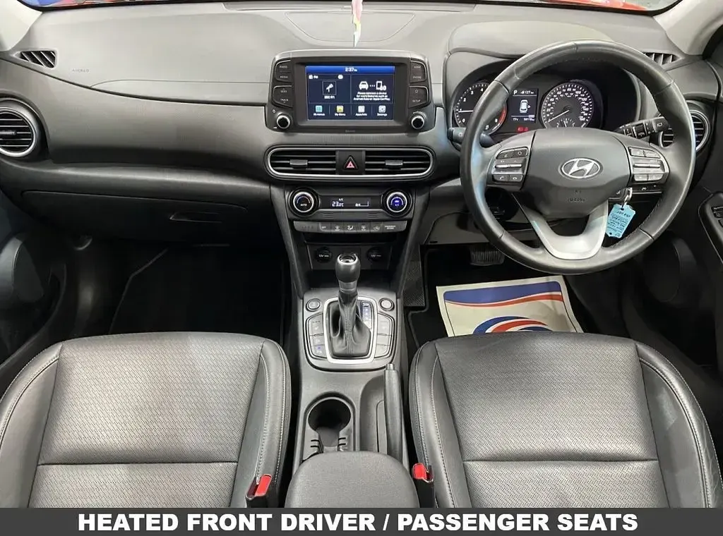 Used Hyundai Kona Premium 176 HP (129 kW) 2018 Orange SUV