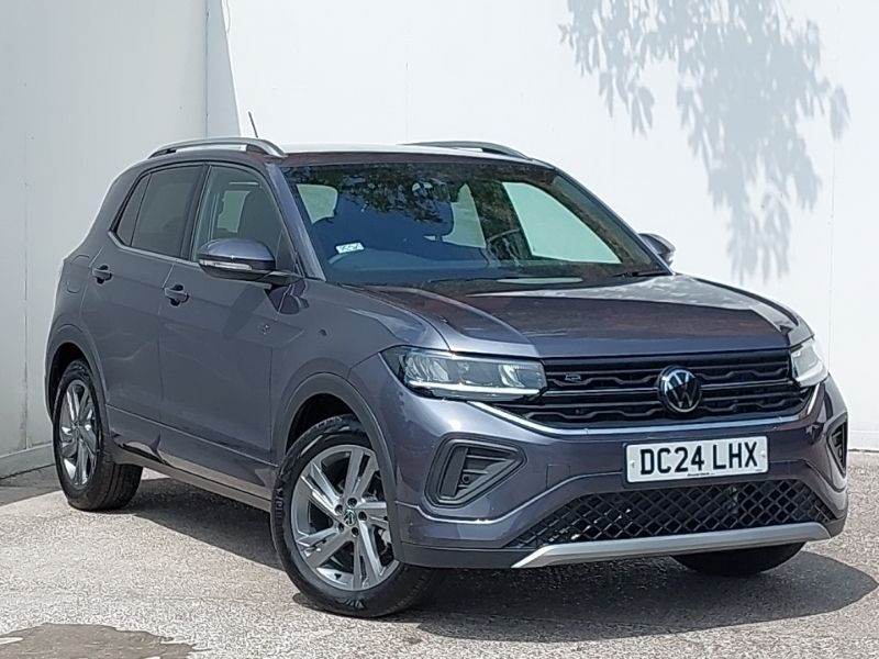 Grey New 2024 VW T-Cross R-line SUV | £25,998 (Fair price) - Image 1/4