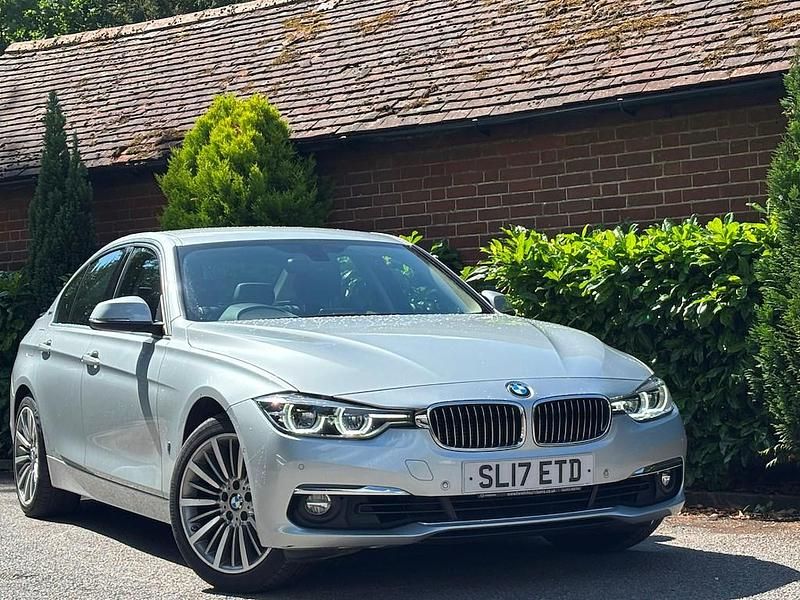 Silver Used 2017 BMW 330e Luxury Line Sedan | £11,995 (Fair price) - Image 1/3