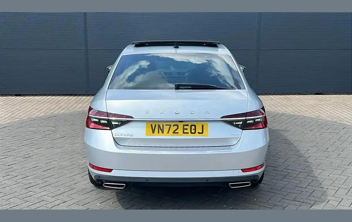 Used Skoda Superb 276 HP (202 kW) 2022 Silver Hatchback