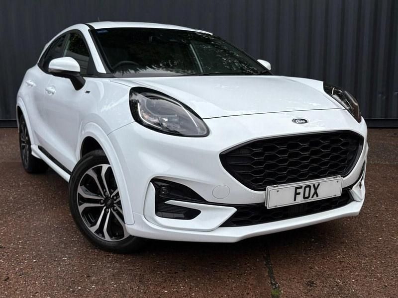 White Used 2021 Ford Puma Gen-E ST-Line SUV | £13,993 (Good price) - Image 1/4