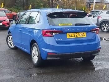 Used Skoda Fabia Comfort 95 HP (69 kW) 2022 Blue Hatchback