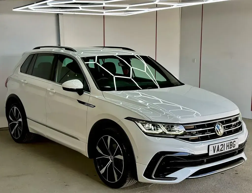 Used VW Tiguan R-line 150 HP (110 kW) 2021 White SUV