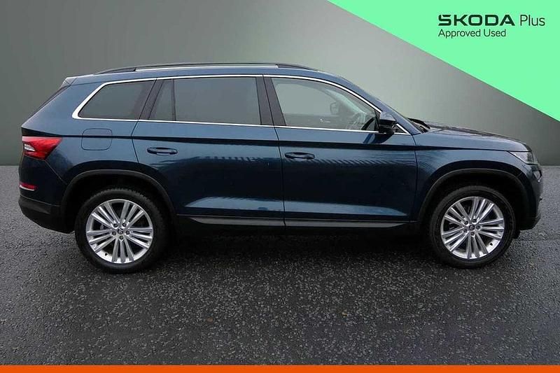 Used Skoda Kodiaq 110 HP (80 kW) 2018 Lava blue metallic SUV
