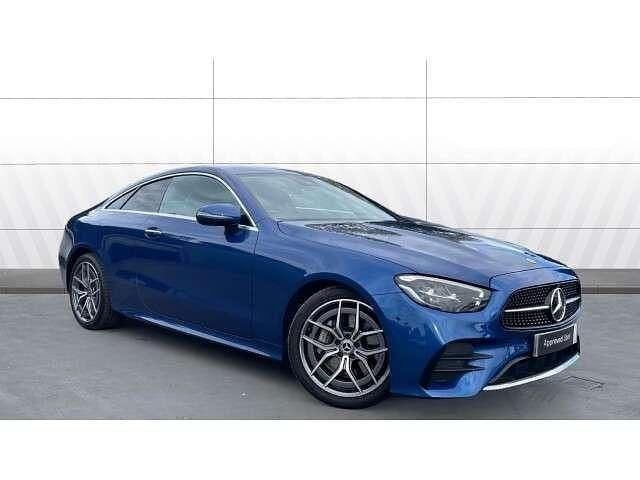 Blue Used 2022 Mercedes E300 AMG Line Premium Coupe | £33,232 (Fair price) - Image 1/4