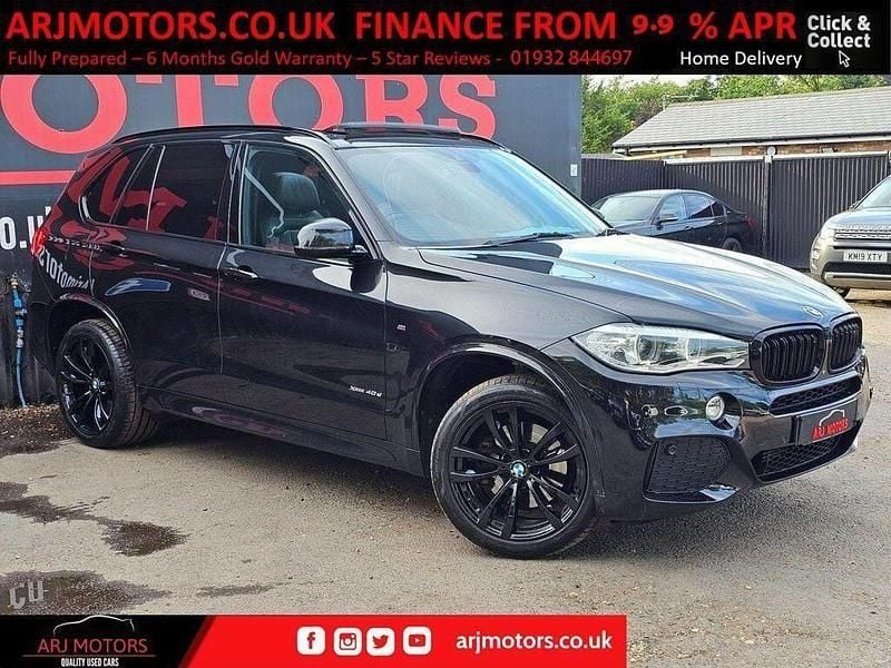 Black Used 2017 BMW X5 M Sport SUV | £25,995 (Fair price) - Image 1/4