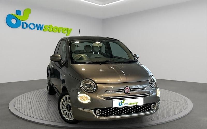 Used Fiat 500 Lounge 69 HP (50 kW) 2018 Grey Hatchback
