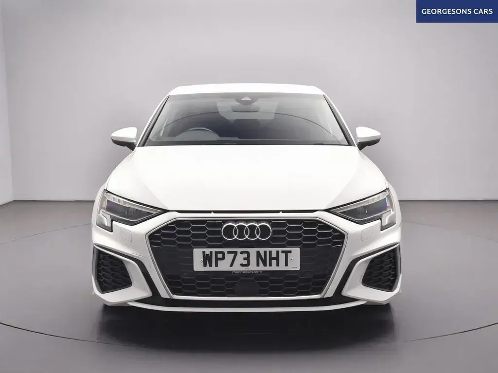 Used Audi A3 S-Line 150 HP (110 kW) 2024 White Sedan