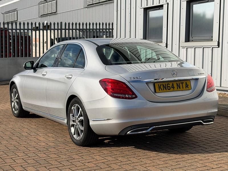 Begagnad Mercedes C220 170 HK (125 kW) 2014 Silver Sedan