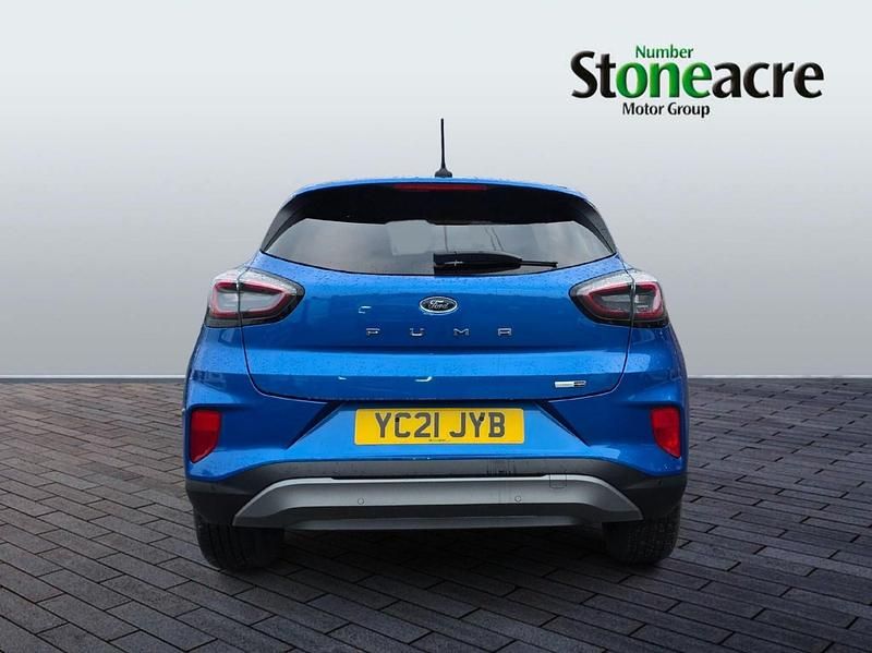 Used Ford Puma Titanium 125 HP (91 kW) 2021 Blue Hatchback