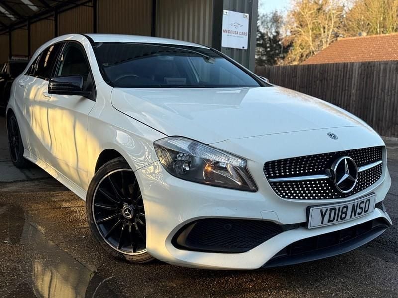 White Used 2018 Mercedes A200 AMG line Hatchback | £10,250 (Good price) - Image 1/4
