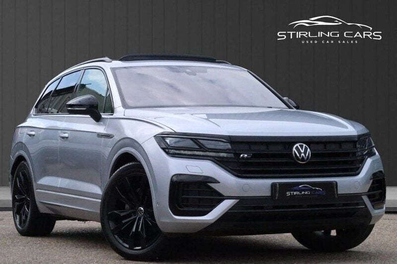 Silver Used 2021 VW Touareg Black Edition SUV | £36,789 (Good price) - Image 1/4
