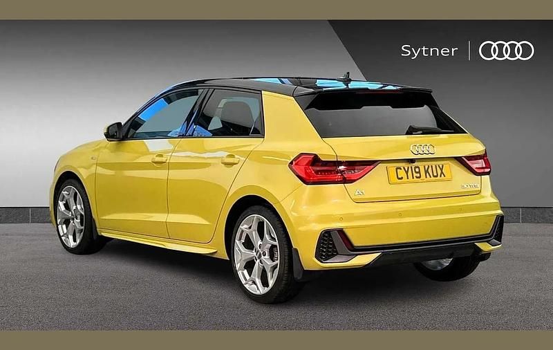 Used Audi A1 S-Line 113 HP (83 kW) 2019 Yellow SUV