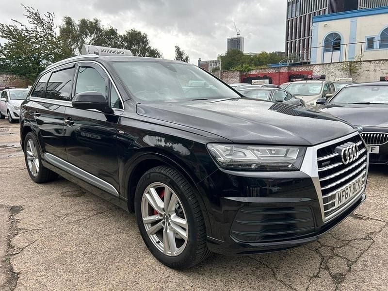 Black Used 2017 Audi Q7 S-Line SUV | £18,990 (Super price) - Image 1/3