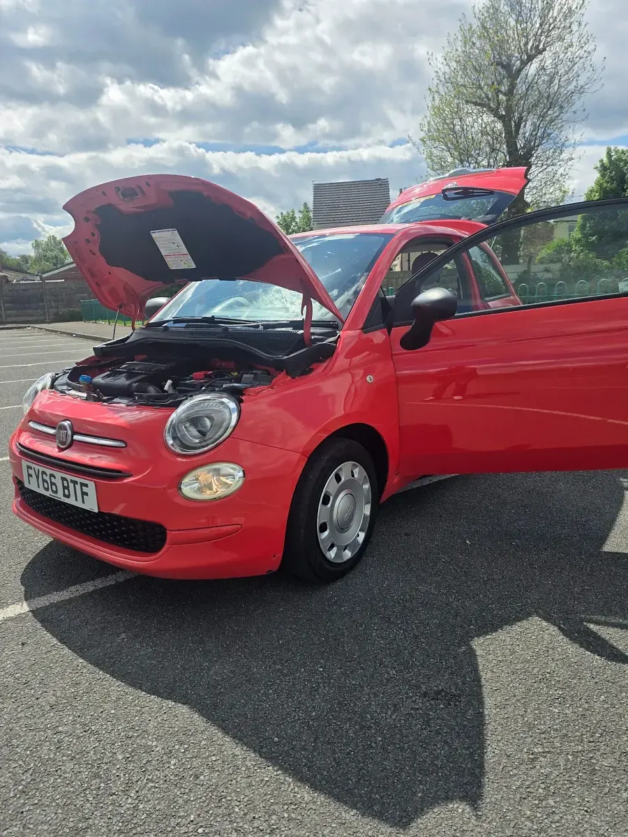 Käytetty Fiat 500 Pop 69 HP (50 kW) 2016 Vaaleanpunainen Viistoperä