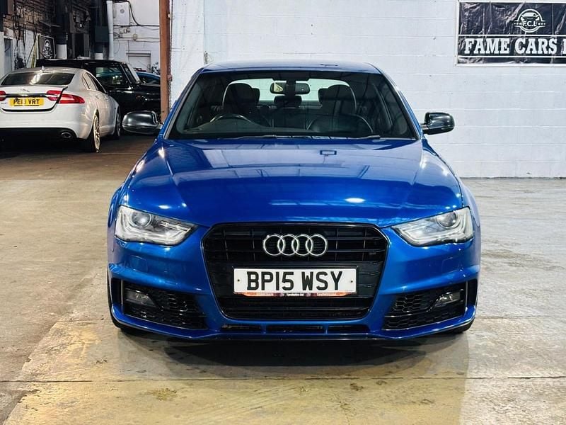 Used Audi A4 Black Edition 2015 Blue Sedan